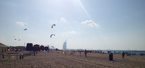 persian gulf kite beach by Krista
