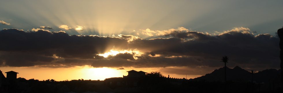 Nabq bay solnedgang