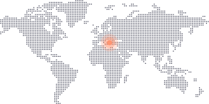 Croazia sulla mappa del mondo