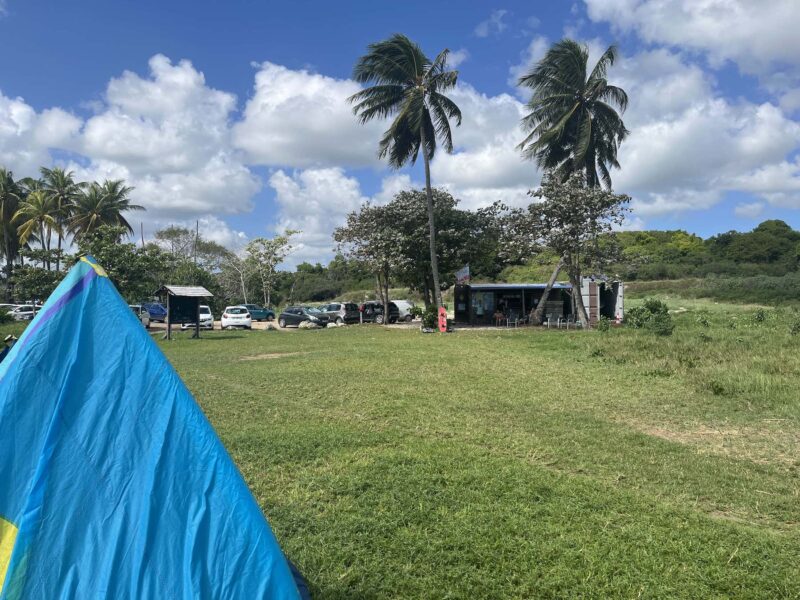 Sainte-Anne kitesurf spot in Guadeloupe