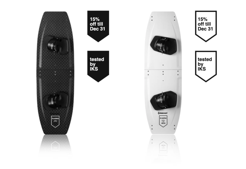 Kitelement re solve split kiteboard