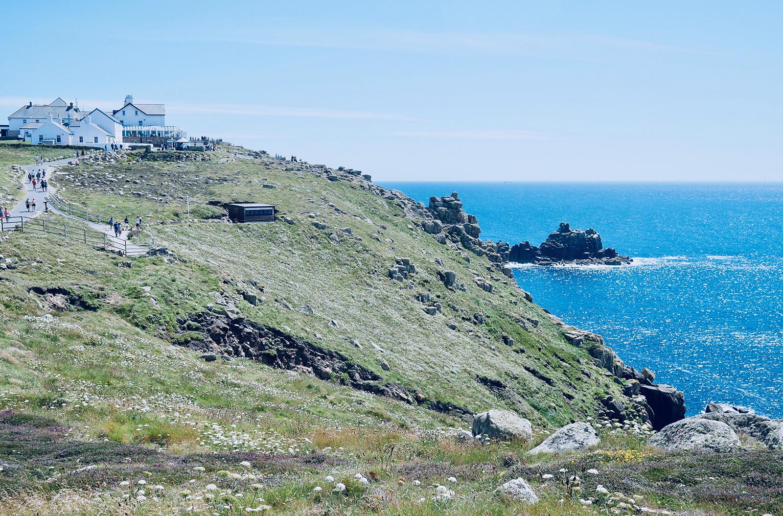 Steep cliffs at Land's End