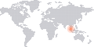 Malaysia on world map