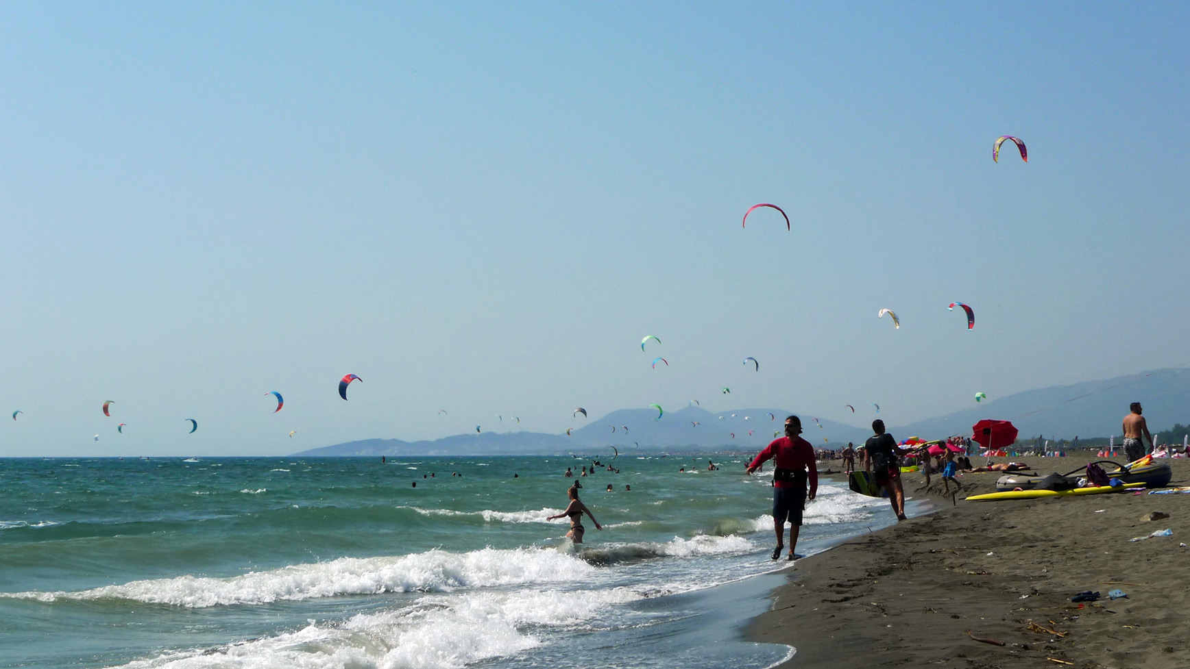 Bojana kite beach Monténégro