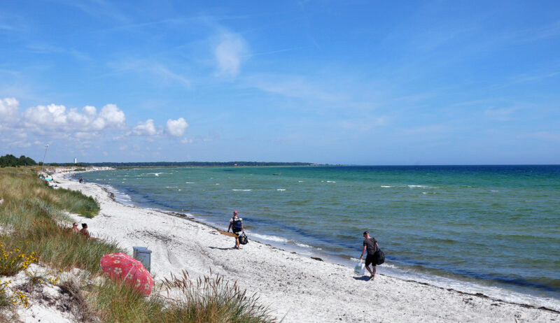 Pārskats par Falsterbo pludmali.