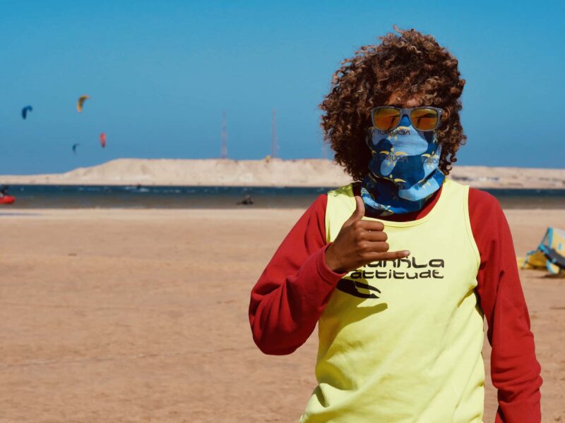 Medhi fazendo um ótimo trabalho na praia.