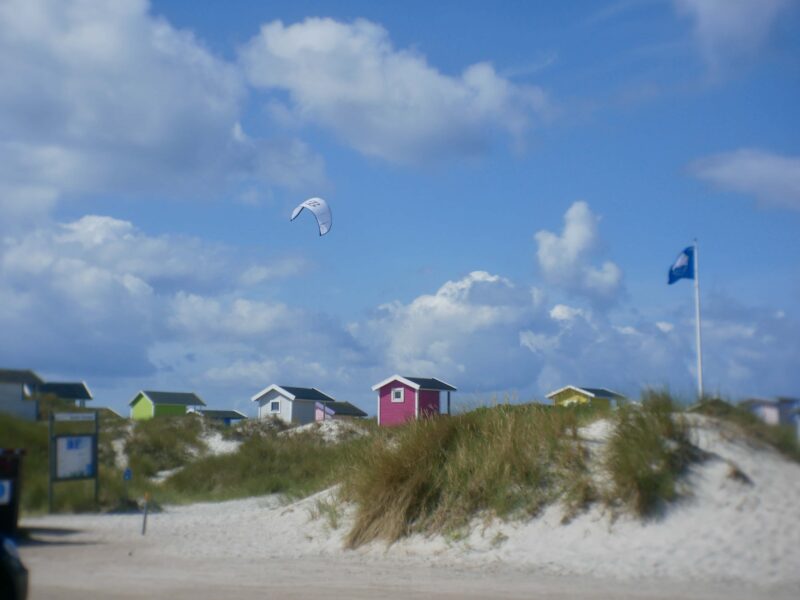 De zandduinen van Skanör.