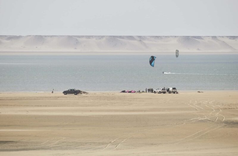 View of the speed spot from Dakhla Attitude.