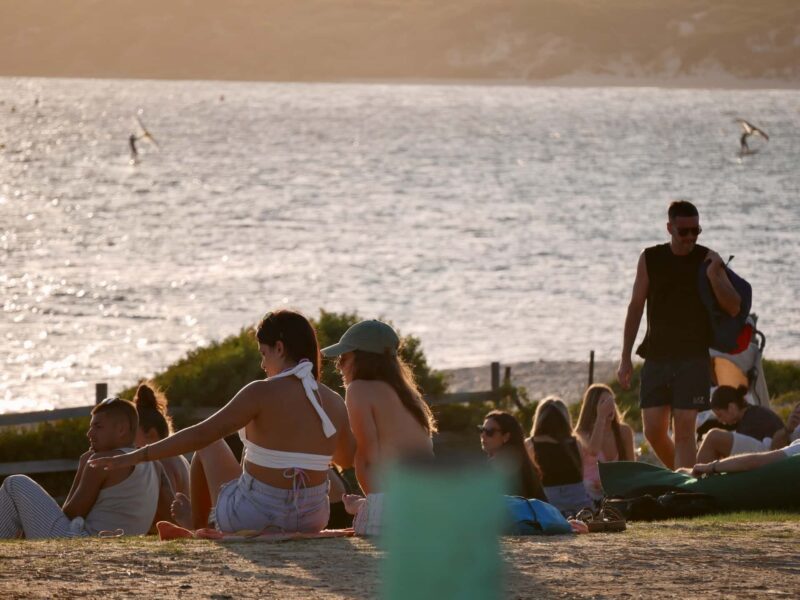 Sunset at Club Mistral, Tarifa.
