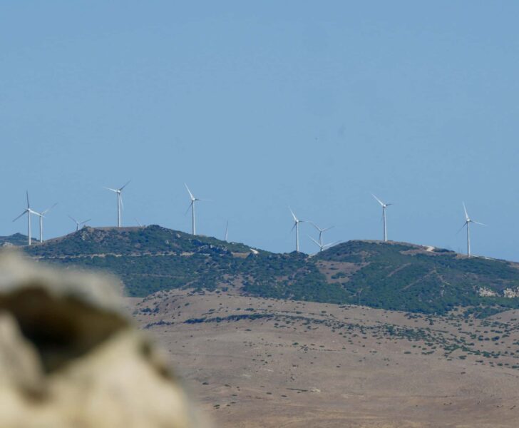 Wind turbines North of Tarifa.
