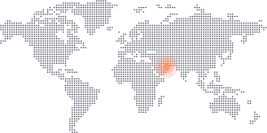 Golfe de Persion sur la carte du monde