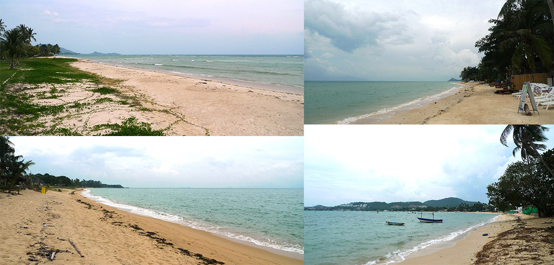 Kite beaches of Koh Samui