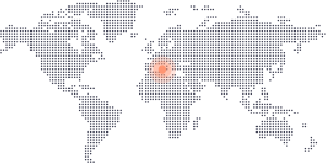 Sardegna sulla mappa del mondo