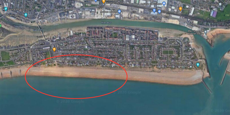 Kitesurf Shoreham spot