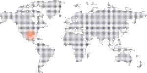 Texas on world map