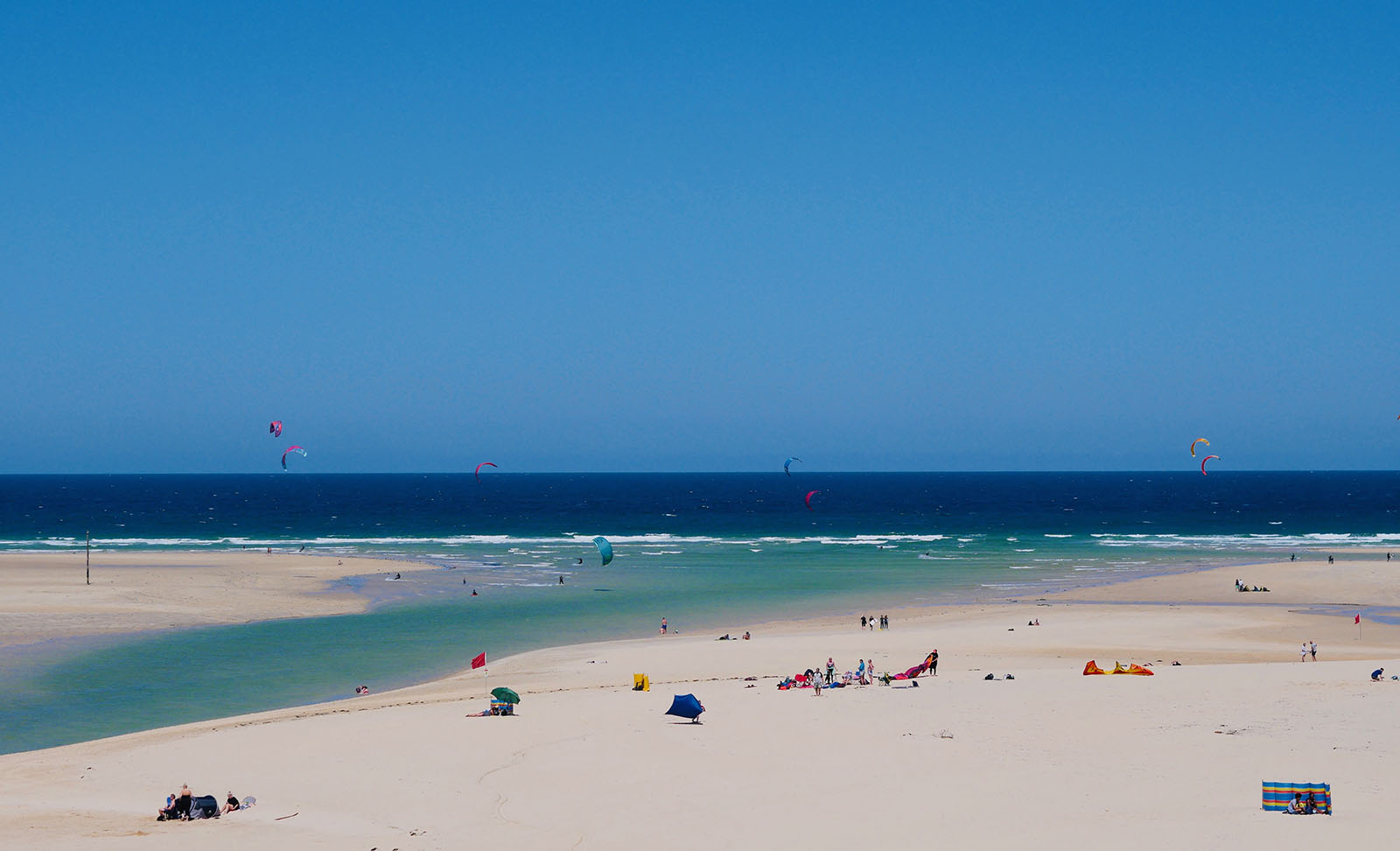 Il bluff alla foce del fiume Hayle