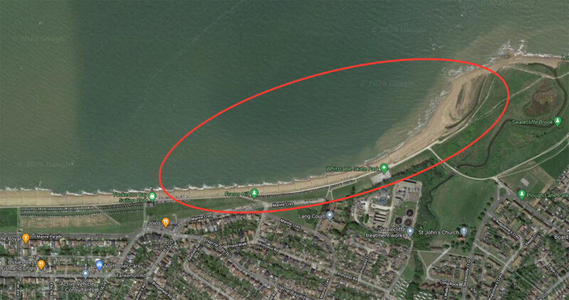 Whitstable Kitesurf spot