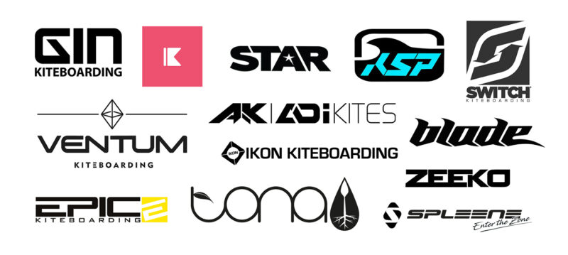 Logo collage of affordable kite brands