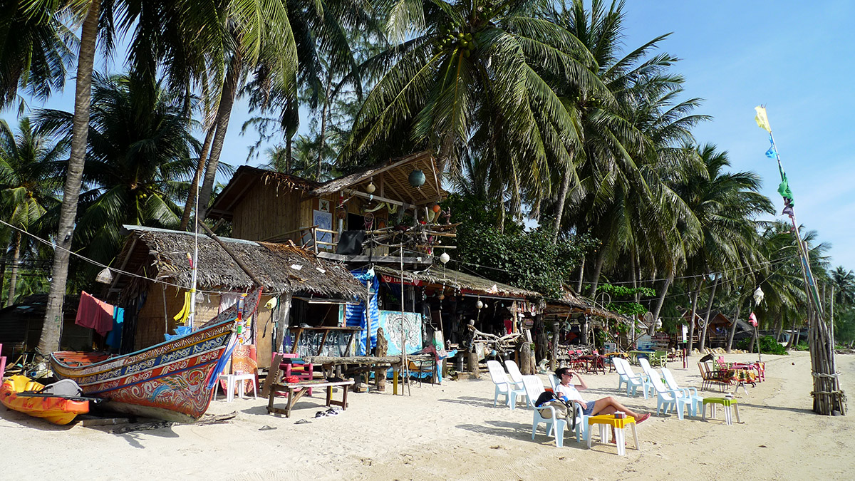 Bohemian beach restaurant
