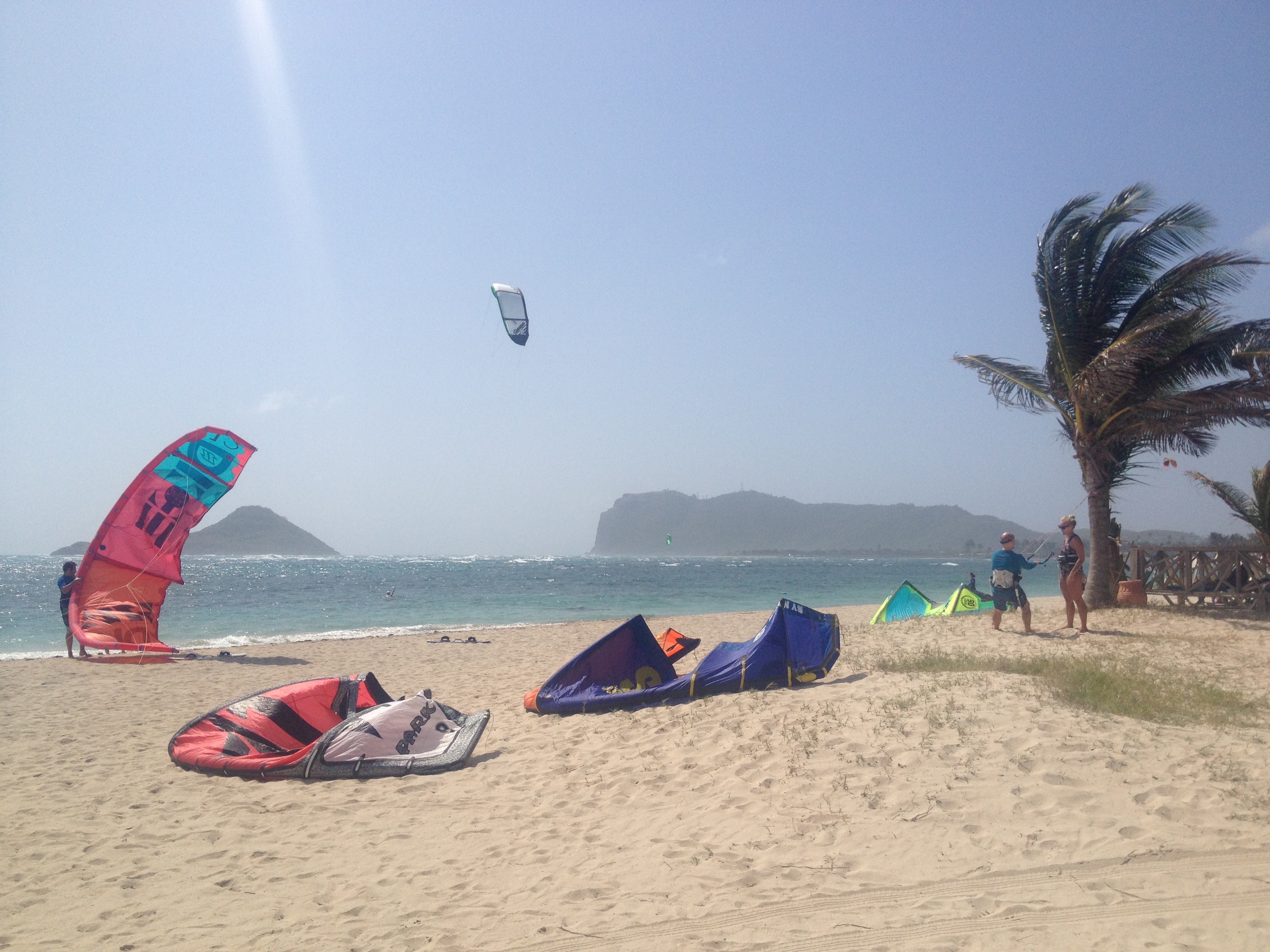 coconut bay kite beach in St Lucia