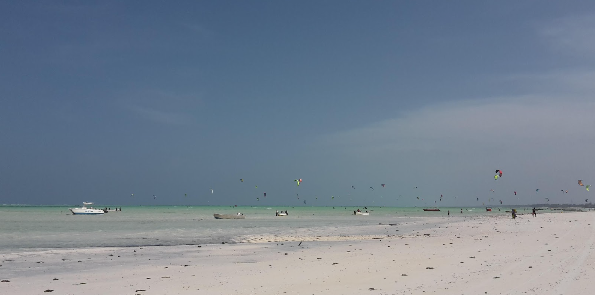 Kitesurfing Занзибар