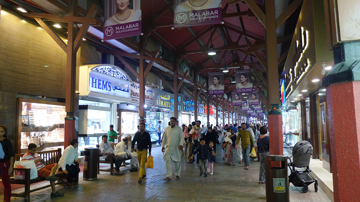 Market shops in Dubai old town
